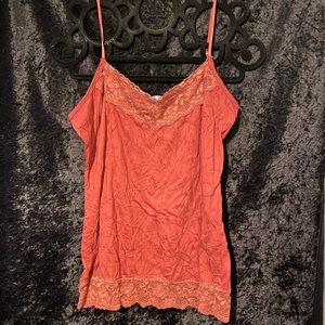 Mauve Lace Trim Camisole